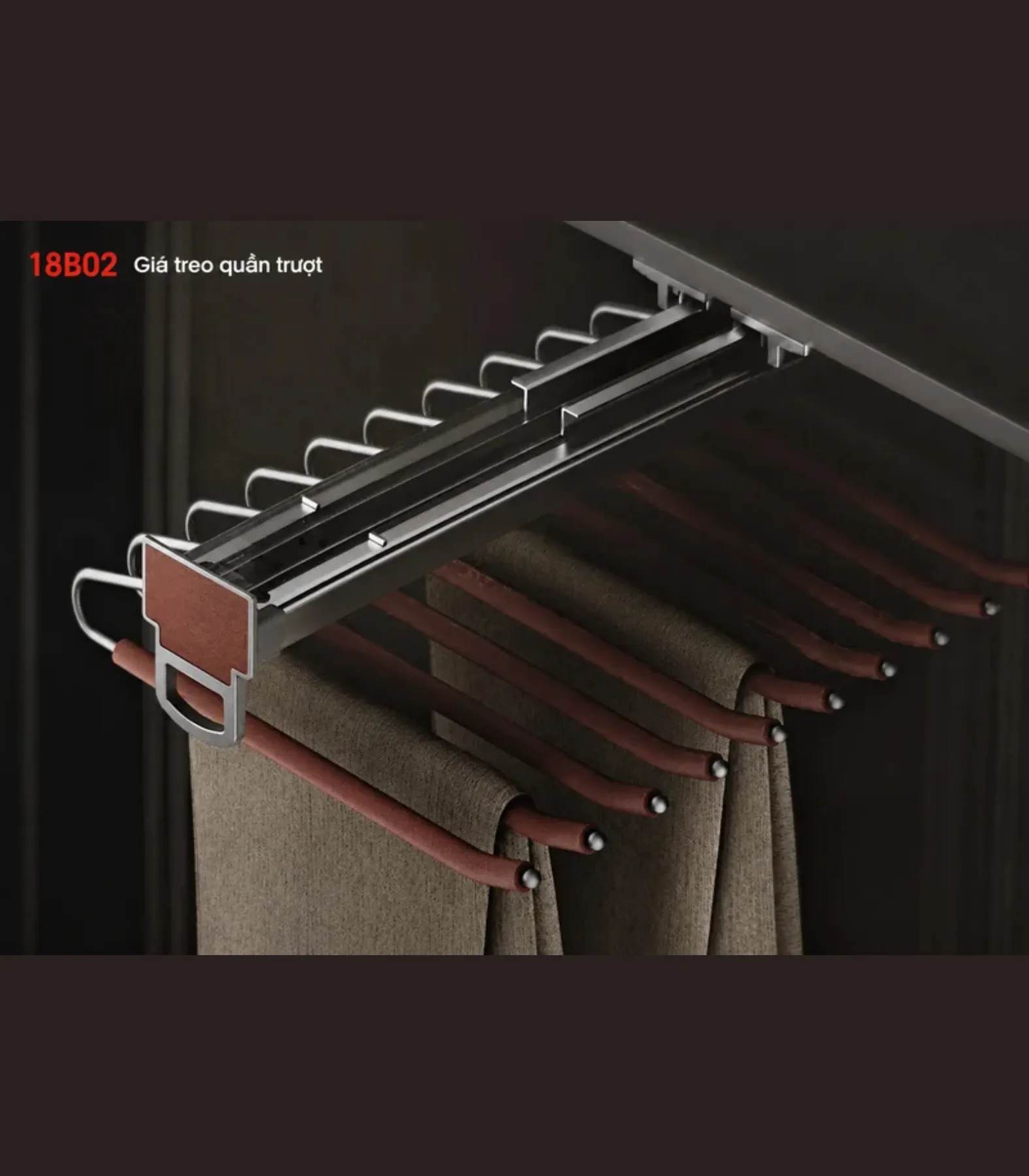 GIÁ TREO QUẦN TRƯỢT