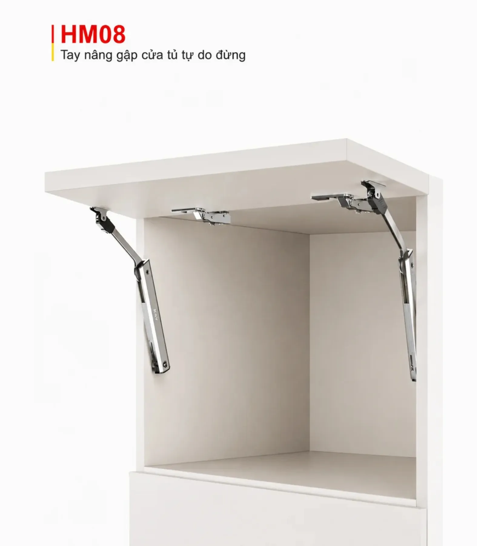 TAY NÂNG GẬP CỬA TỦ TỰ DO DỪNG
