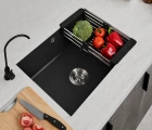 Chậu rửa bát đá thạch anh đơn cỡ lớn