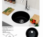 Chậu rửa bát đá thạch anh tròn 