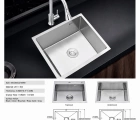 Chậu rửa bát đơn inox thủ công
